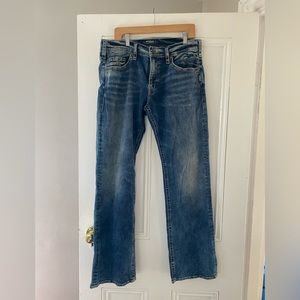 Men’s Silver jeans. 34/34